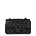 Chanel Mini Lambskin Black with Ruthenium Hardware