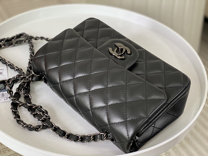Chanel-mini-lambskin-black-ruthenium-hardware4.jpg Chanel Mini Lambskin Black with Ruthenium Hardware