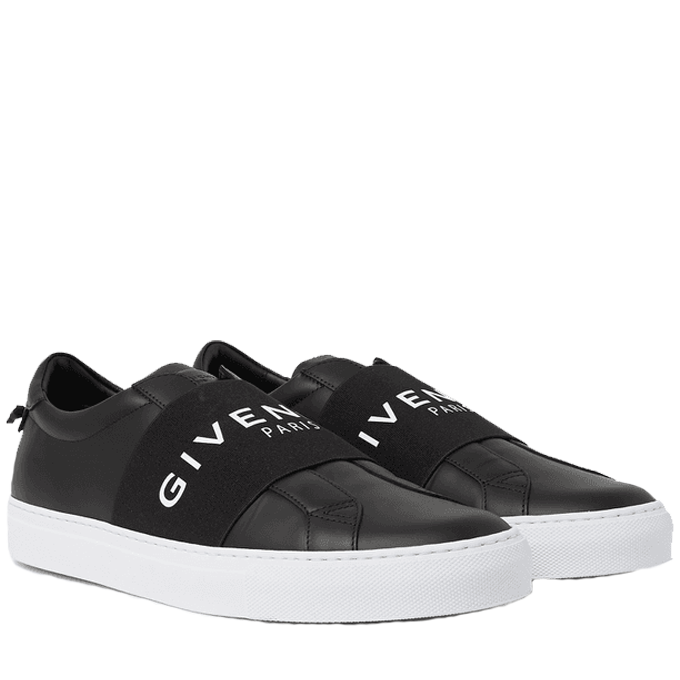 GIVENCHY-Sneakers-in-leather-with-webbing.png GIVENCHY Leather Sneakers