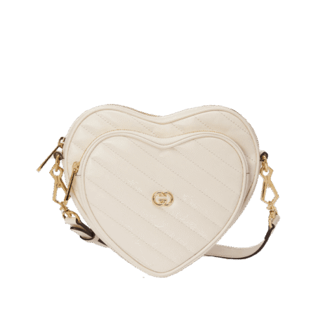 GUCCI Interlocking G Mini Heart Shoulder Bag
