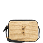 YSL Mini Lou Raffia Camera Bag