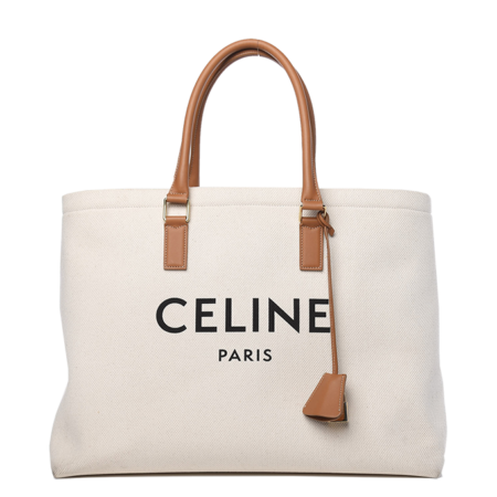 Celine Horizontal Cabas Canvas Bag