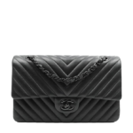 Chanel Classic Chevron So Black