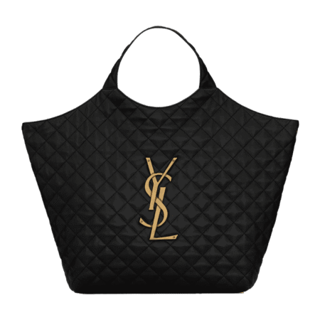 YSL Icare Maxi Quilted Tote Bag – Luxury Quilted Tote, YSL Oversized Bag,